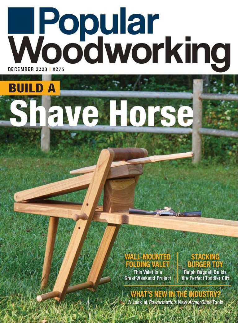 Using a Hand-cranked Grinder - Popular Woodworking Magazine