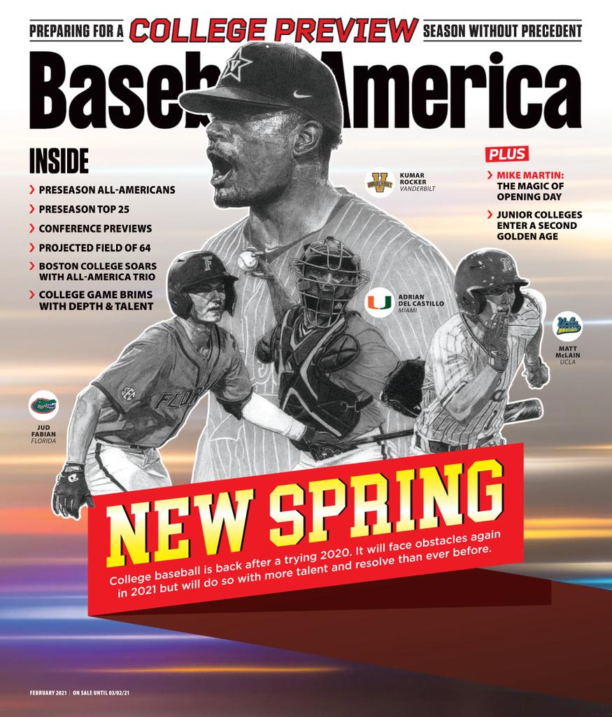 59111 Baseball America Cover 2021 February 1 Issue 